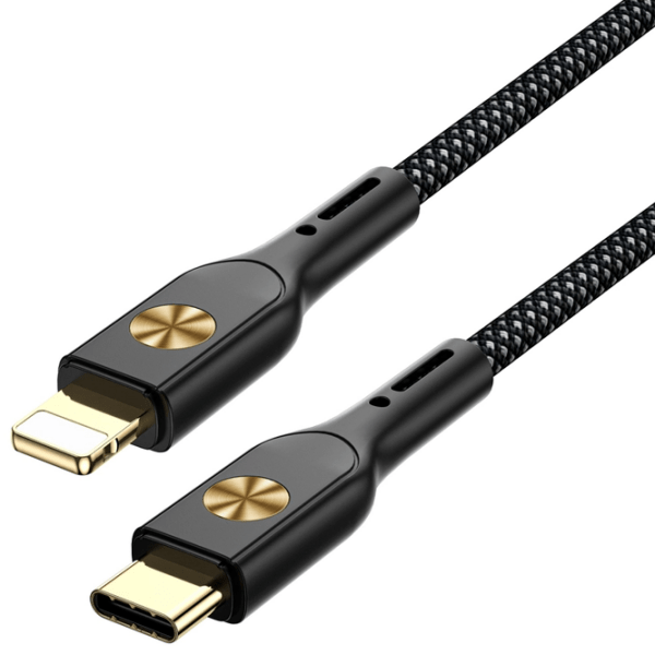 Кабель для телефона WIWU City Wowen USB Type-C / Lightning Черный  photo 2