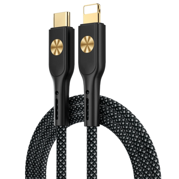 Кабель для телефона WIWU City Wowen USB Type-C / Lightning Черный  photo 3