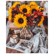 Pictură pe numere BrushMe Buchet de toamnă BS40230FC 50 x 40 cm, P&acirc;nză