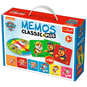 Настольная игра Trefl Game Memos Classic & Plus Paw Patrol Развитие, 3+