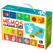 Настольная игра Trefl Game Memos Classic & Plus Logic Развитие, 3+
