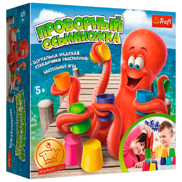 Настольная игра Trefl Game Nimble Octopussy Развитие, 5+ photo 1