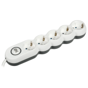 Удлинитель Generica WYP53-16-05-D15-ZK 1.5 м Белый 