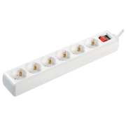 Удлинитель IEK WYP10-16-06-05-ZK-N 5 м Белый 