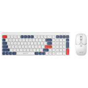 Tastatura & Mouse Havit KB830WB White Gaming, Fără fir
