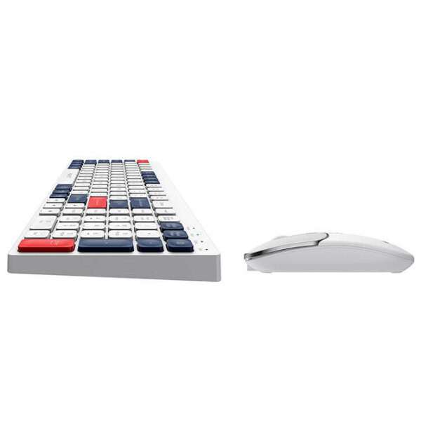 Tastatura & Mouse Havit KB830WB White Gaming, Fără fir photo 3