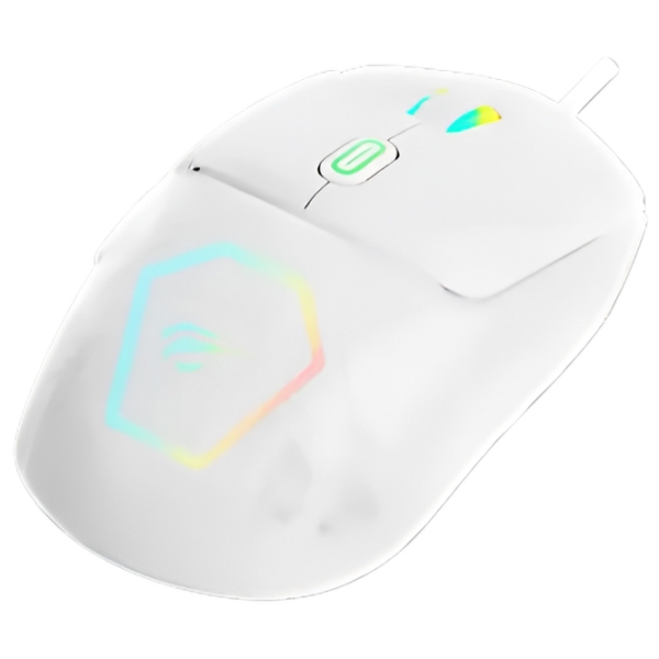 Mouse Havit MS965 White Cu fir / 12000 dpi photo 2