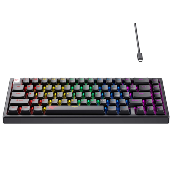 Tastatură Havit KB874L Black Gaming, Fără fir photo 2
