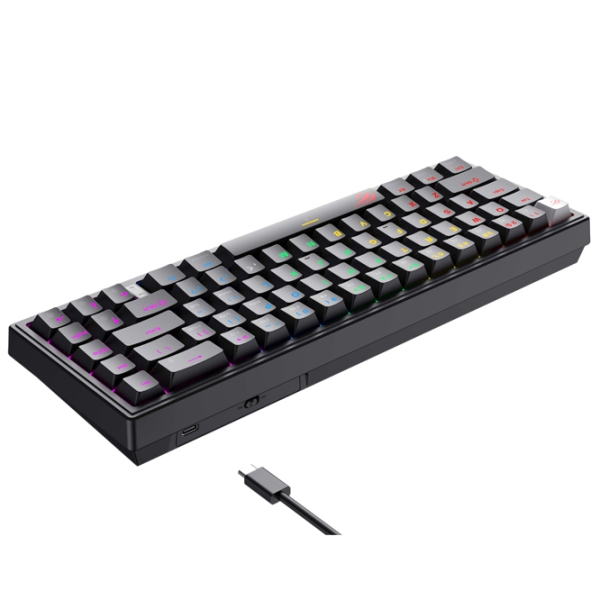 Tastatură Havit KB874L Black Gaming, Fără fir photo 4