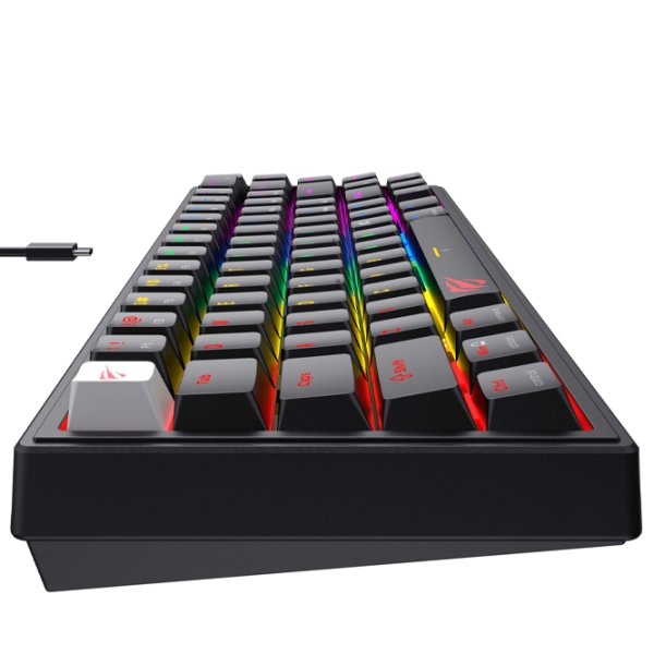 Tastatură Havit KB874L Black Gaming, Fără fir photo 5