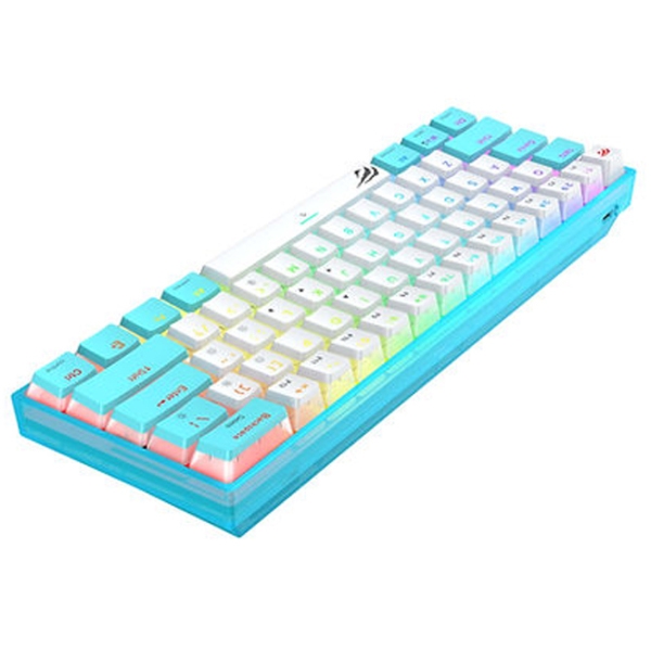 Tastatură Havit KB877L Blue Gaming, Fără fir photo 3