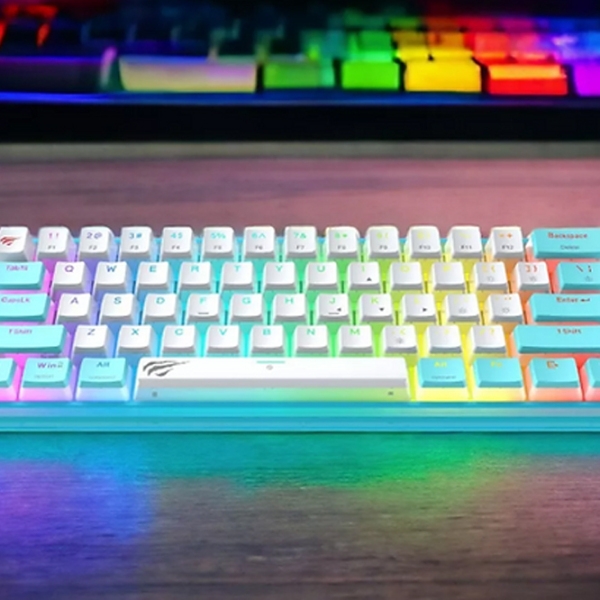 Tastatură Havit KB877L Blue Gaming, Fără fir photo 5