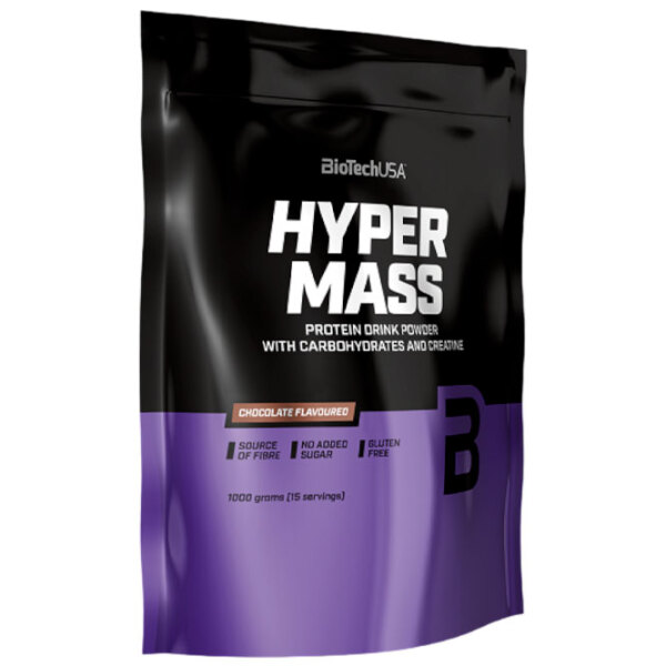 Гейнер BioTechUSA Hyper Mass (5999076224593) 1000 г photo 1