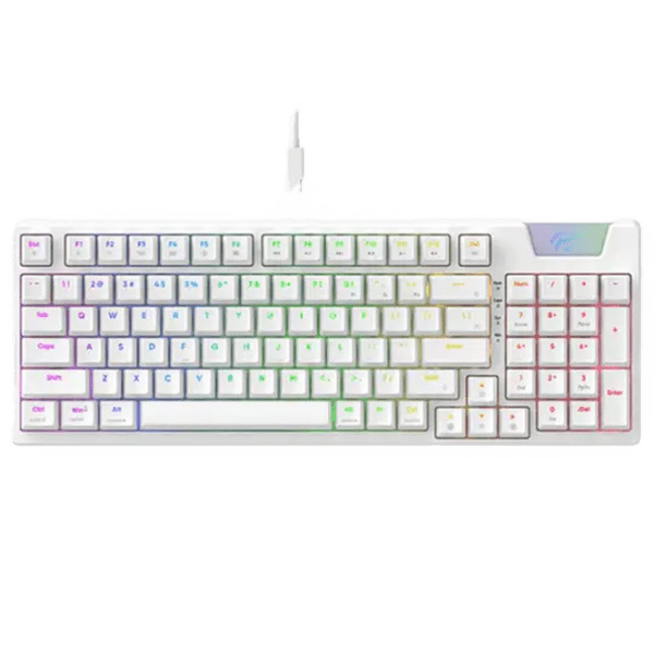 Tastatură Havit KB885L White Gaming, Fără fir photo 1