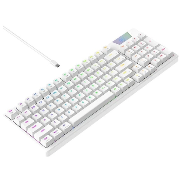 Tastatură Havit KB885L White Gaming, Fără fir photo 2