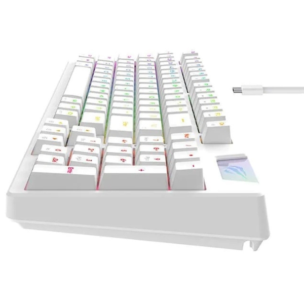 Tastatură Havit KB885L White Gaming, Fără fir photo 4
