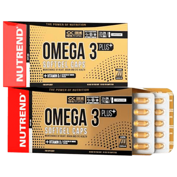 Антиоксиданты Nutrend OMEGA 3 PLUS (8207) Количество капсул: 120 photo 1
