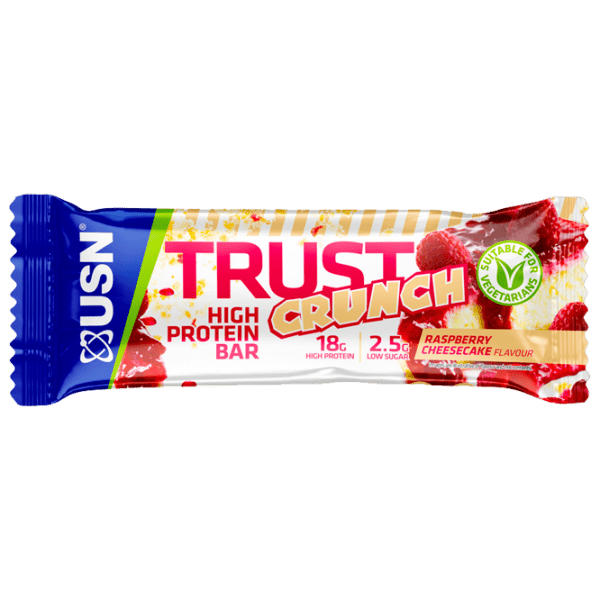 Batoane proteice USN TRUST CRUNCH Cheesecake cu zmeură (24660) 60 g photo 1