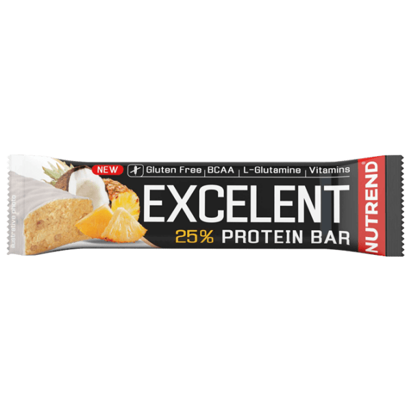 Batoane proteice Nutrend EXCELENT PROTEIN BAR Ananas, nucă de cocos (5020) 85 g photo 1