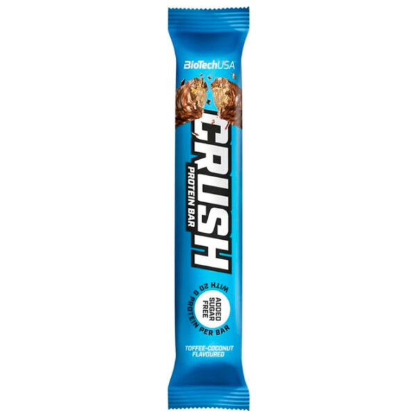 Протеиновые батончики BioTechUSA Crush Bar Кокос, карамель (5999076228805) 64 г photo 1