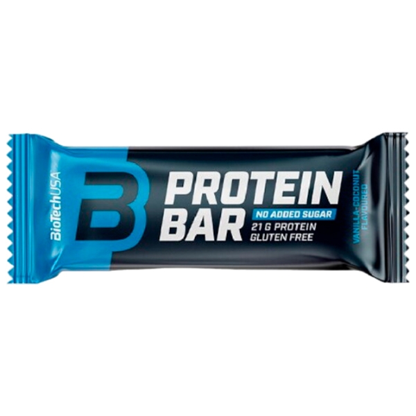 Протеиновые батончики BioTechUSA Protein Bar Кокос, ваниль (5999076236671) 70 г photo 1