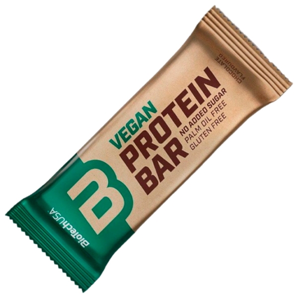 Протеиновые батончики BioTechUSA Vegan Bar Шоколад (5999076239139) 50 г photo 2