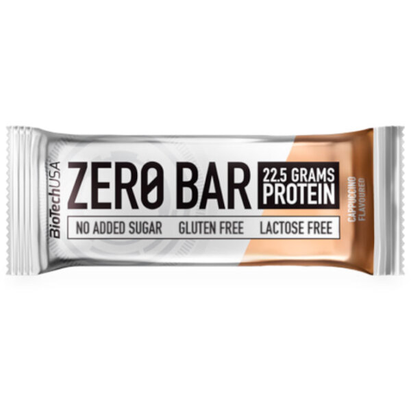 Протеиновые батончики BioTechUSA Zero Bar Cappuccino (5999076223596) 50 г photo 1