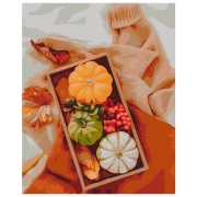 Pictură pe numere BrushMe Cadou de toamna BS52461FC 50 x 40 cm, P&acirc;nză