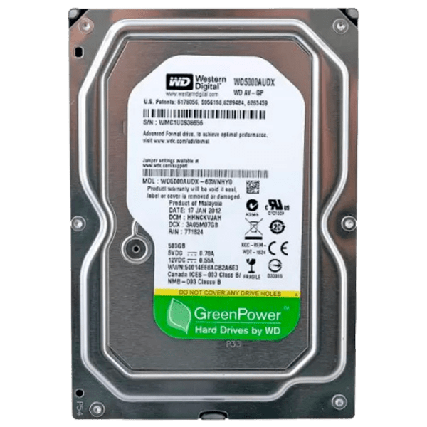 HDD Western Digital WD5000AURX 3.5'' 500 GB  photo 1