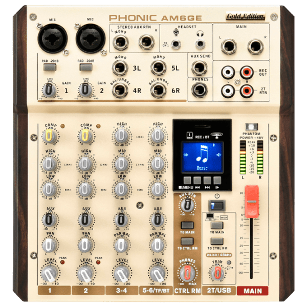 Mixer Phonic AM6GE Gold 20 Hz - 60 kHz photo 1