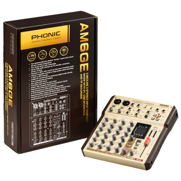 Mixer Phonic AM6GE Gold 20 Hz - 60 kHz photo 5