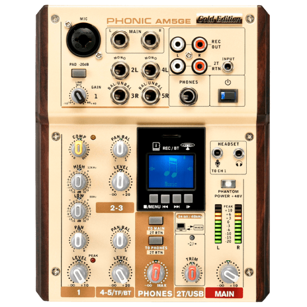 Mixer Phonic AM5GE Gold 20 Hz - 60 kHz photo 1