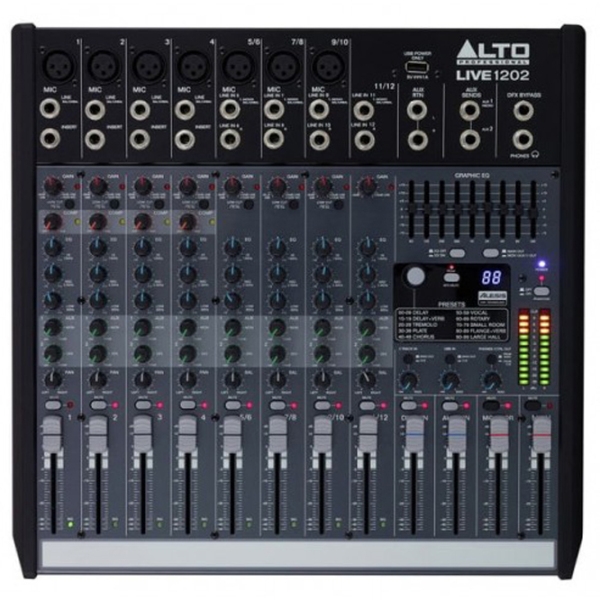 Mixer Alto Live 1202 Black 20 Hz - 20 kHz photo 1