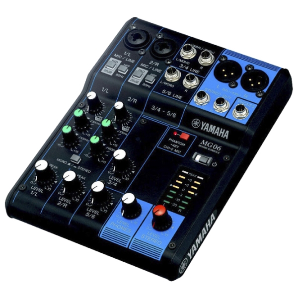 Mixer Yamaha MG06 Black 20 Hz - 20 kHz photo 2