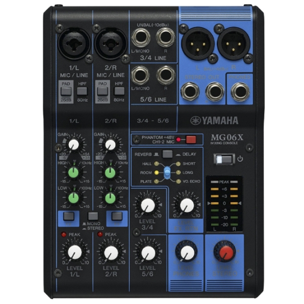Mixer Yamaha MG06X Black 20 Hz - 20 kHz photo 1