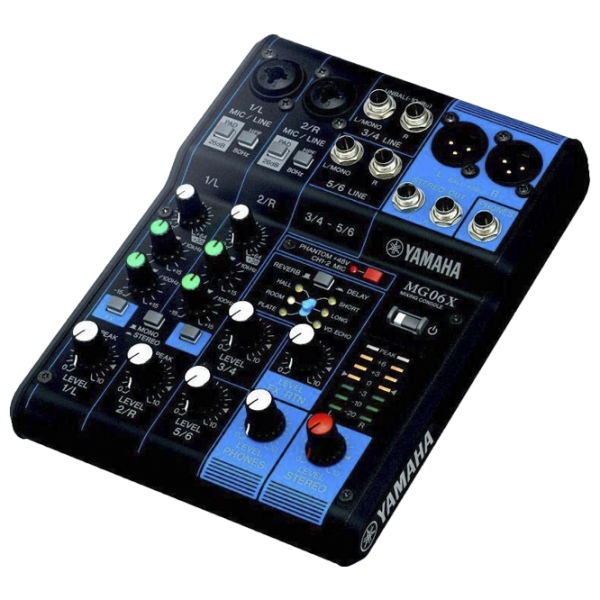 Mixer Yamaha MG06X Black 20 Hz - 20 kHz photo 2