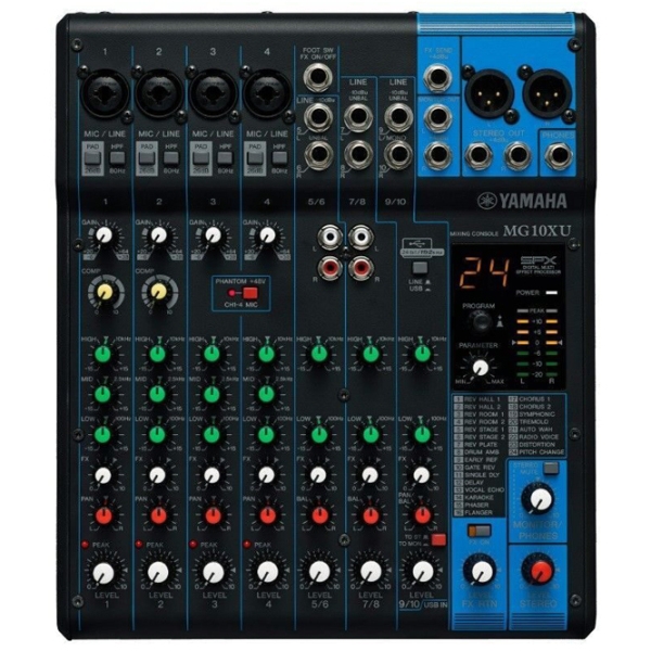 Mixer Yamaha MG10XU Black 20 Hz - 20 kHz photo 3