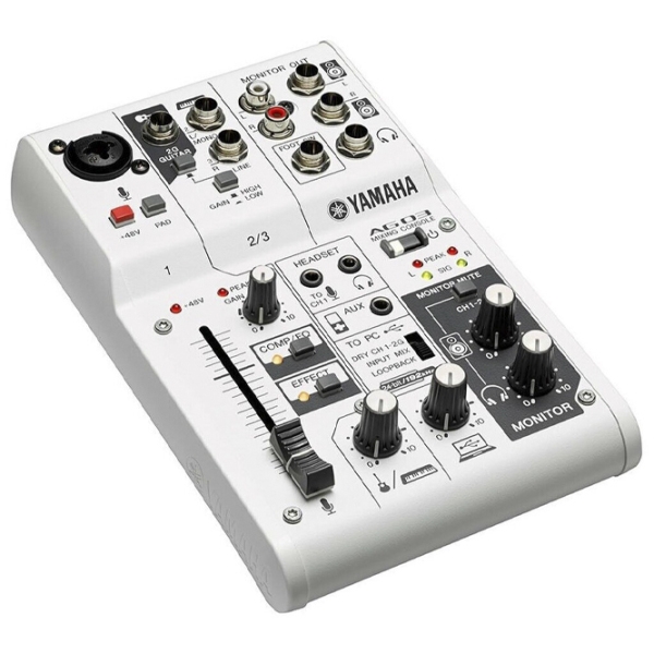 Mixer Yamaha AG03 White 20 Hz - 20 kHz photo 3