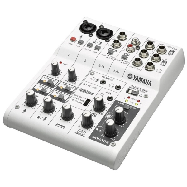 Mixer Yamaha AG06 White 20 Hz - 20 kHz photo 3