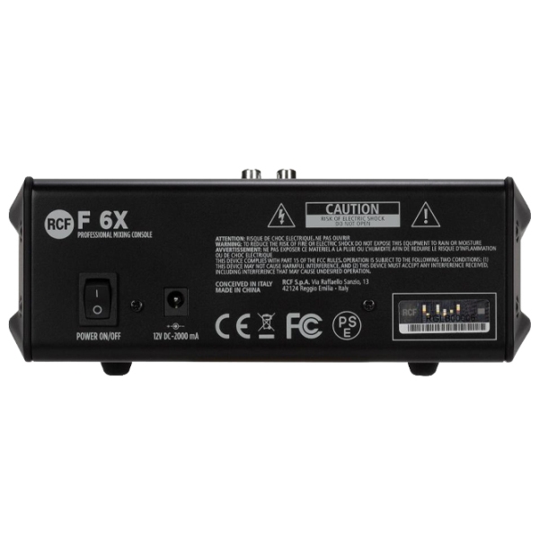 Mixer RCF F 6X Black 20 Hz - 20 kHz photo 7
