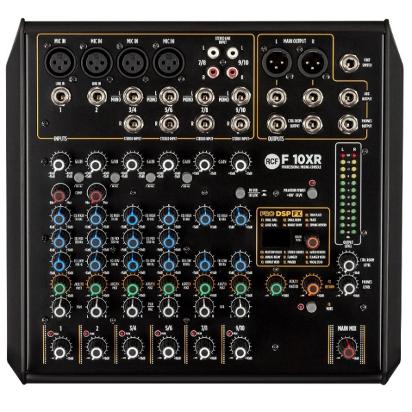 Mixer RCF F10 XR Black 20 Hz - 20 kHz photo 1