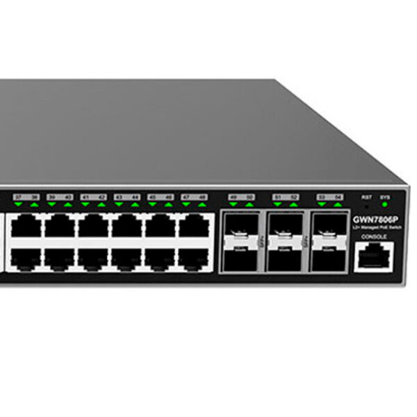 Switch Grandstream GWN7806P Black 216 Gbit/ s photo 5