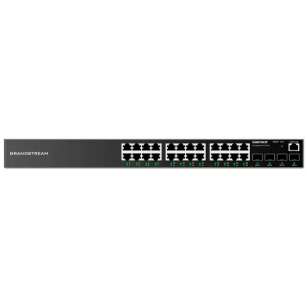 Switch Grandstream GWN7803P Black 28 Gbit/ s photo 2