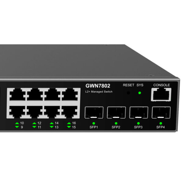 Коммутатор Grandstream GWN7802 Черный 20 Гбит/ с photo 5