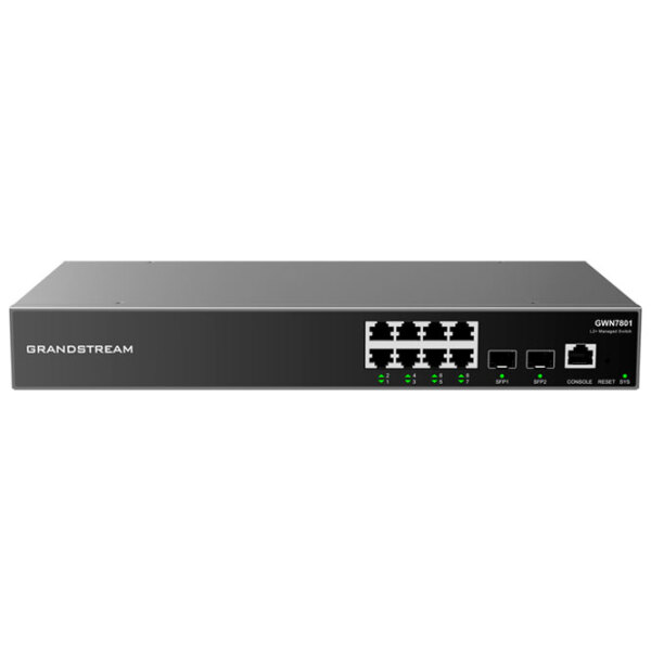 Switch Grandstream GWN7801 Black 10 Gbit/ s photo 1