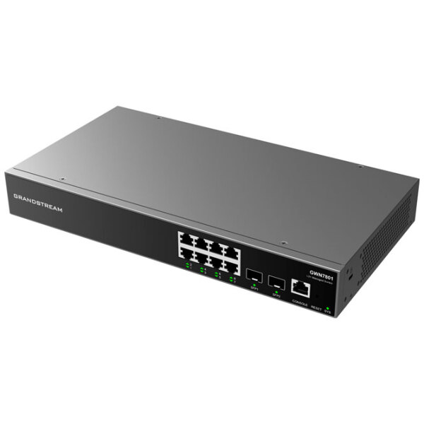 Switch Grandstream GWN7801 Black 10 Gbit/ s photo 2