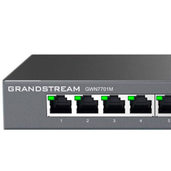 Switch Grandstream GWN7701M Black 60 Gbit/ s photo 4