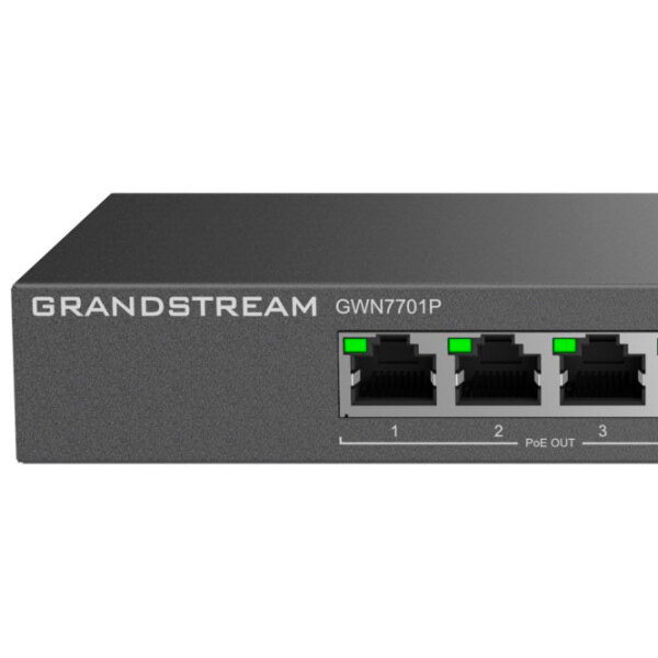 Switch Grandstream GWN7701P Black 10 Gbit/ s photo 3