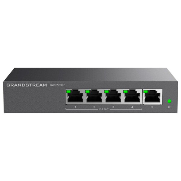 Switch Grandstream GWN7700P Black 10 Gbit/ s photo 1