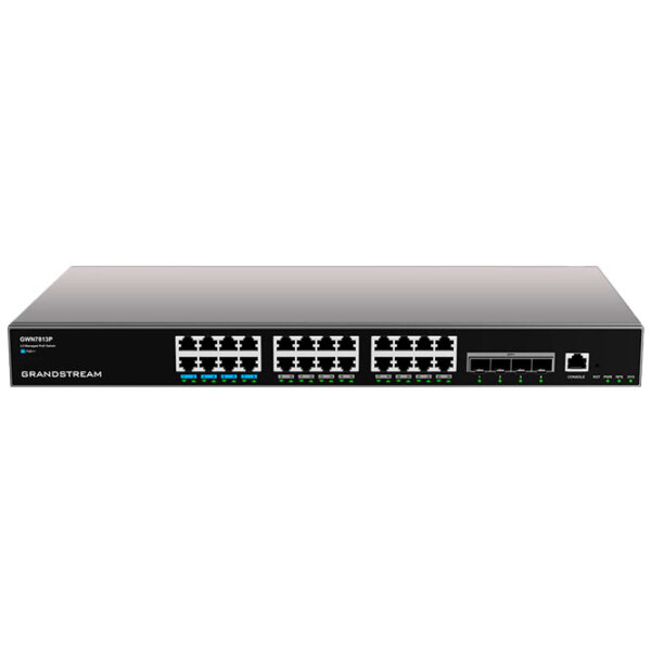 Коммутатор Grandstream GWN7813P Черный 64 Гбит/ с photo 1